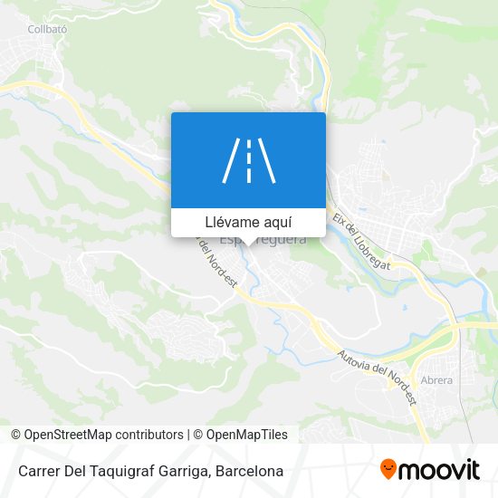 Mapa Carrer Del Taquigraf Garriga
