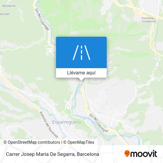 Mapa Carrer Josep Maria De Segarra