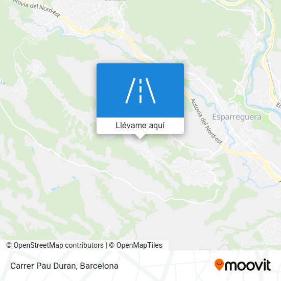 Mapa Carrer Pau Duran