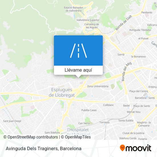 Mapa Avinguda Dels Traginers