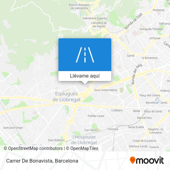 Mapa Carrer De Bonavista