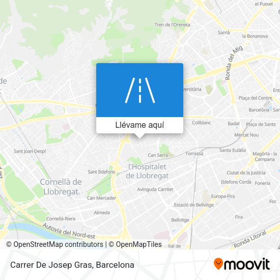 Mapa Carrer De Josep Gras