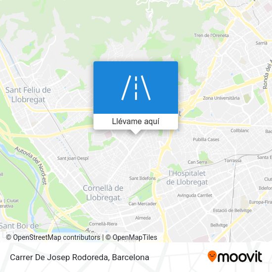 Mapa Carrer De Josep Rodoreda