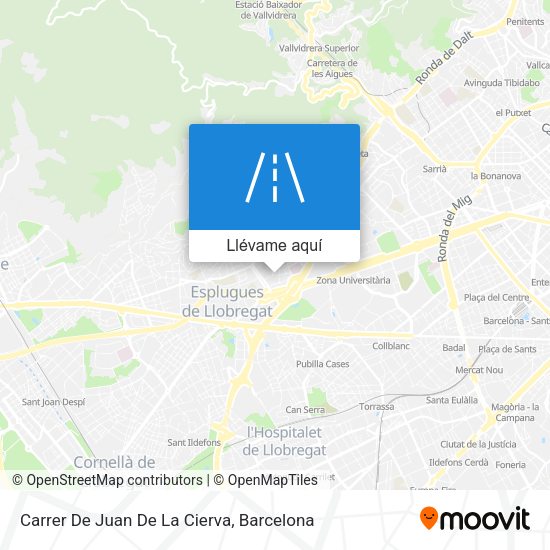 Mapa Carrer De Juan De La Cierva