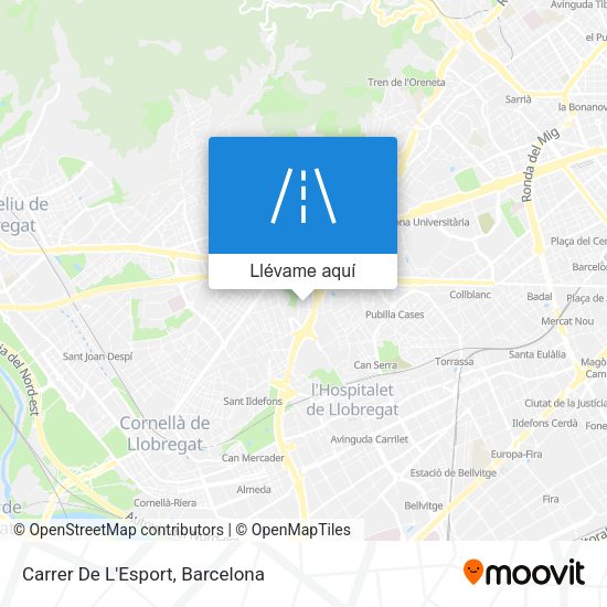 Mapa Carrer De L'Esport