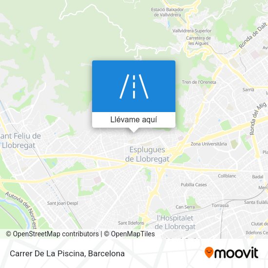 Mapa Carrer De La Piscina
