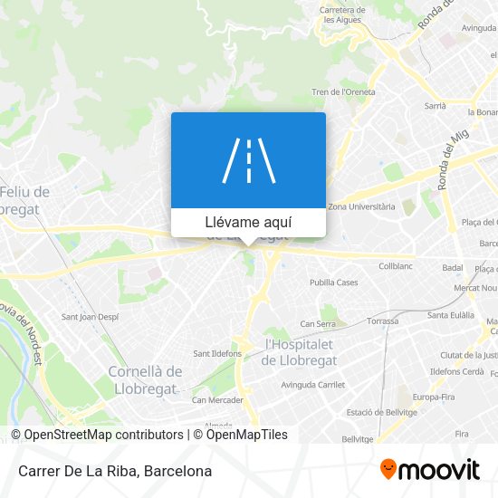 Mapa Carrer De La Riba