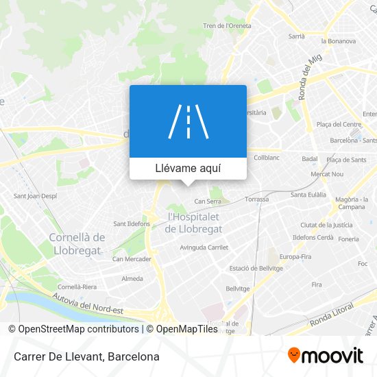 Mapa Carrer De Llevant
