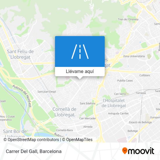 Mapa Carrer Del Gall