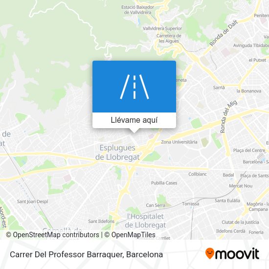 Mapa Carrer Del Professor Barraquer