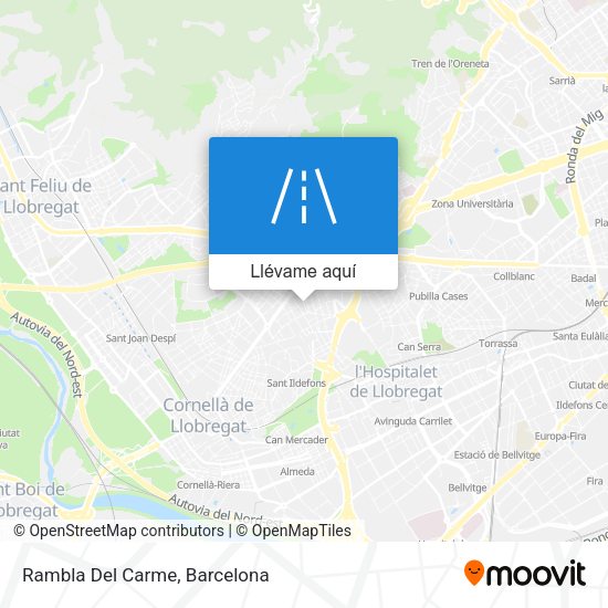 Mapa Rambla Del Carme