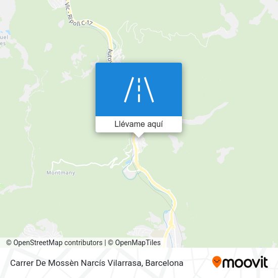 Mapa Carrer De Mossèn Narcís Vilarrasa