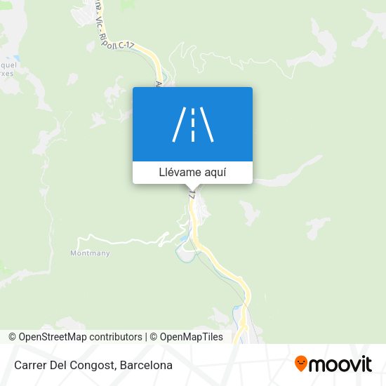 Mapa Carrer Del Congost
