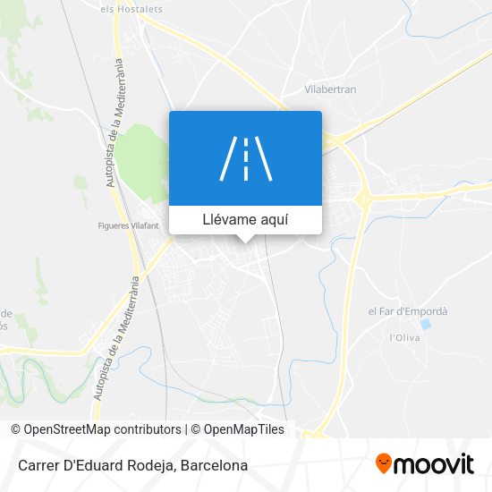 Mapa Carrer D'Eduard Rodeja