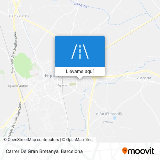 Mapa Carrer De Gran Bretanya