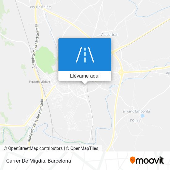Mapa Carrer De Migdia