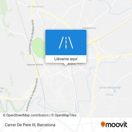 Mapa Carrer De Pere III