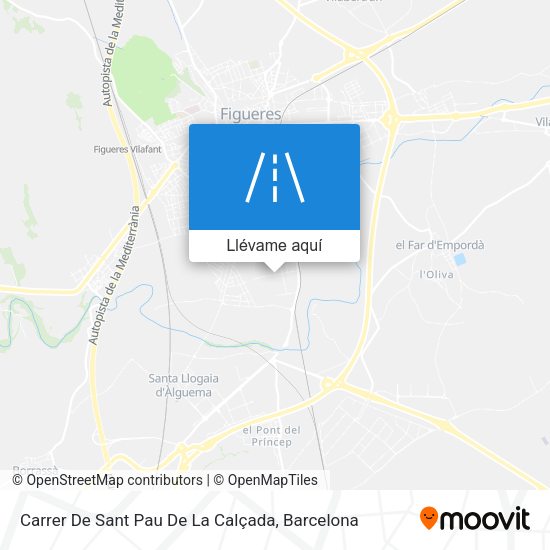 Mapa Carrer De Sant Pau De La Calçada