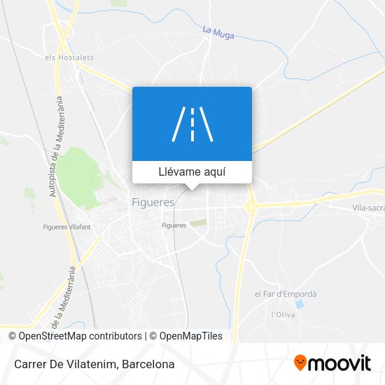 Mapa Carrer De Vilatenim