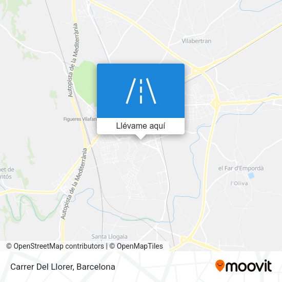 Mapa Carrer Del Llorer