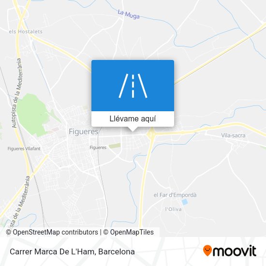 Mapa Carrer Marca De L'Ham