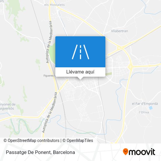 Mapa Passatge De Ponent