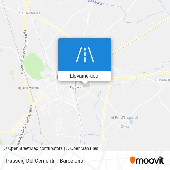 Mapa Passeig Del Cementiri