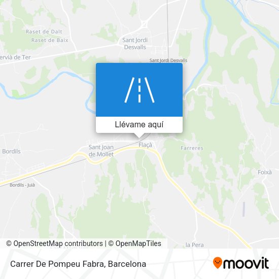 Mapa Carrer De Pompeu Fabra