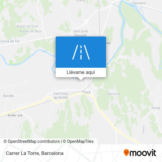 Mapa Carrer La Torre