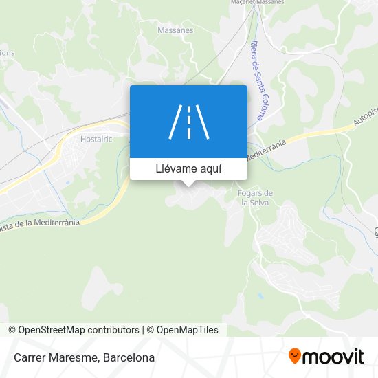 Mapa Carrer Maresme