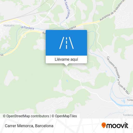 Mapa Carrer Menorca
