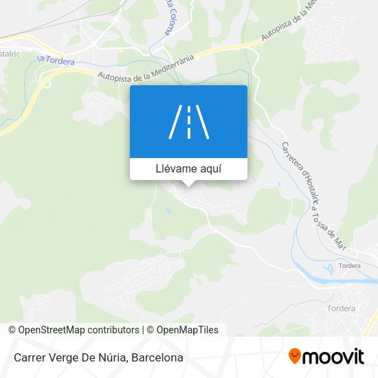 Mapa Carrer Verge De Núria
