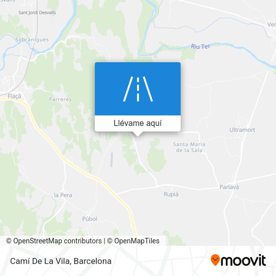Mapa Camí De La Vila