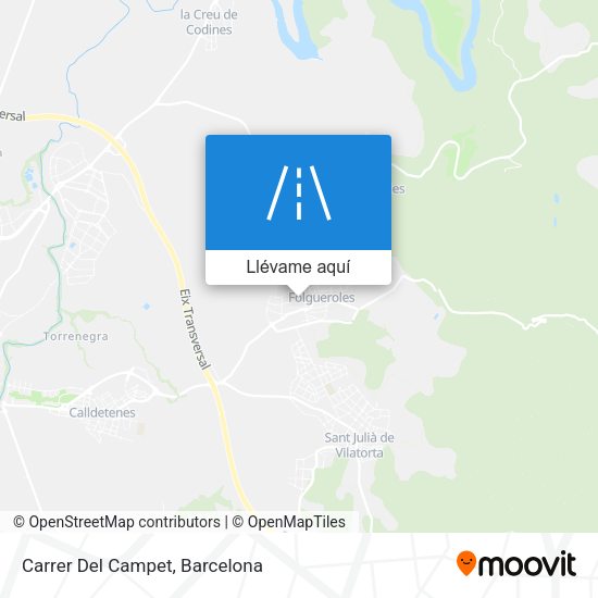 Mapa Carrer Del Campet