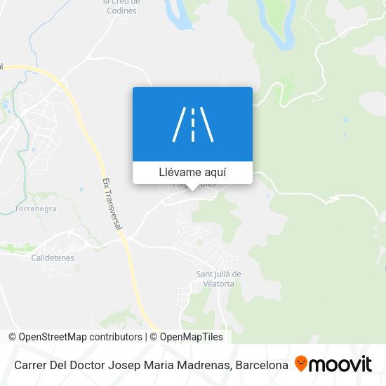 Mapa Carrer Del Doctor Josep Maria Madrenas