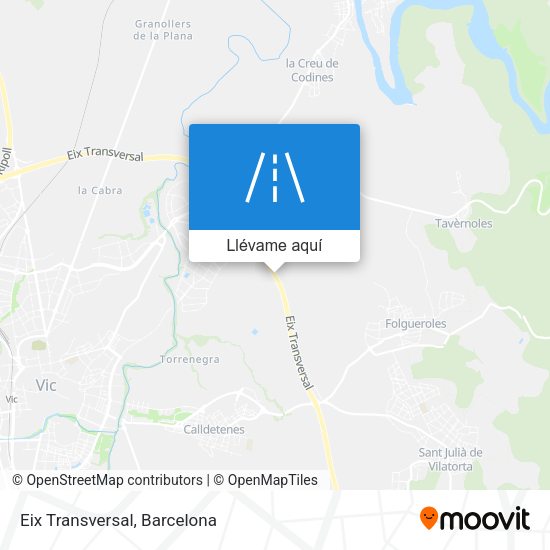 Mapa Eix Transversal