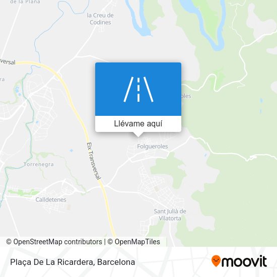 Mapa Plaça De La Ricardera