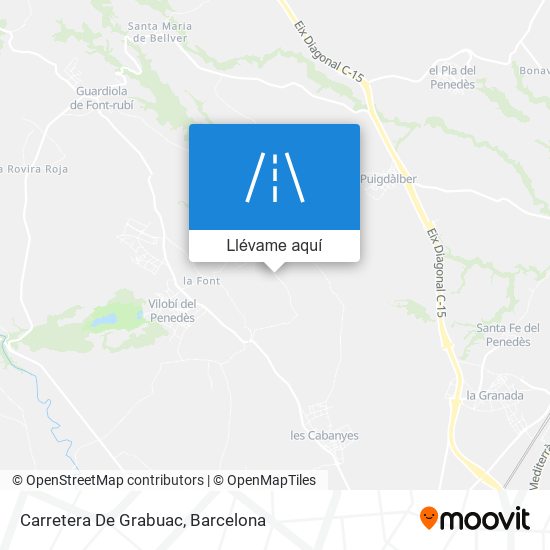 Mapa Carretera De Grabuac