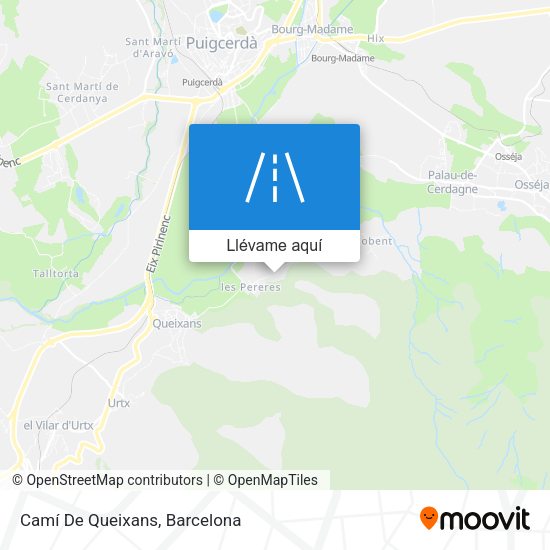 Mapa Camí De Queixans