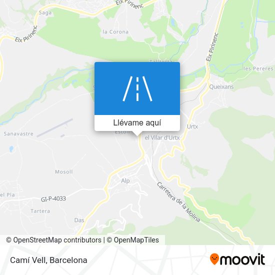 Mapa Camí Vell