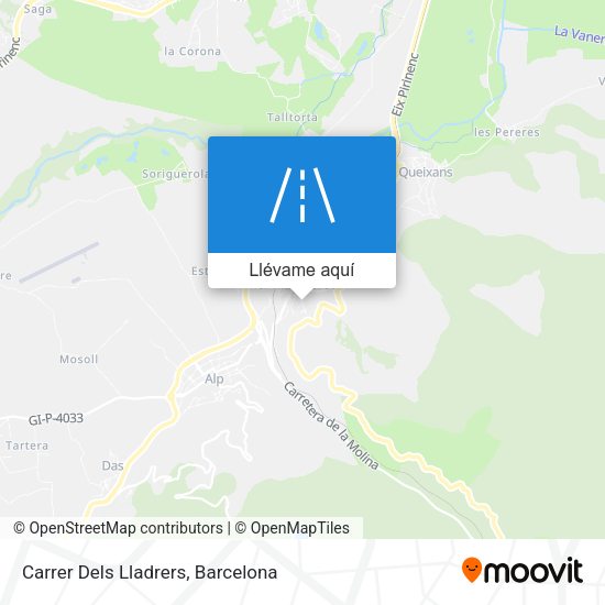 Mapa Carrer Dels Lladrers