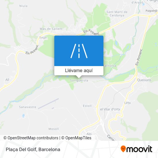 Mapa Plaça Del Golf