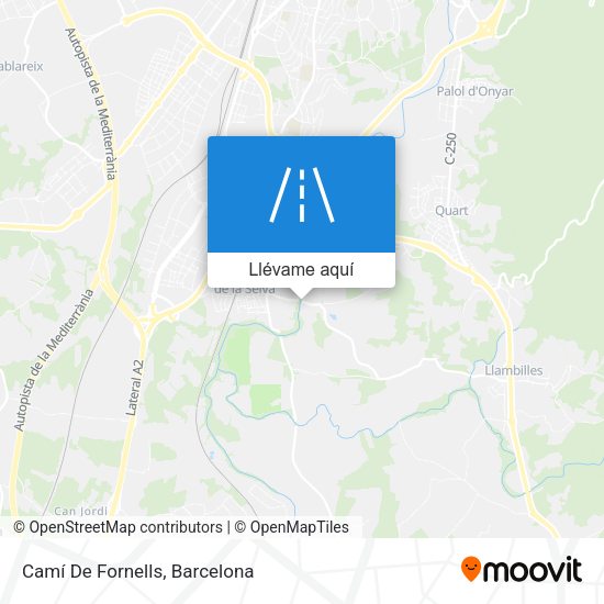 Mapa Camí De Fornells