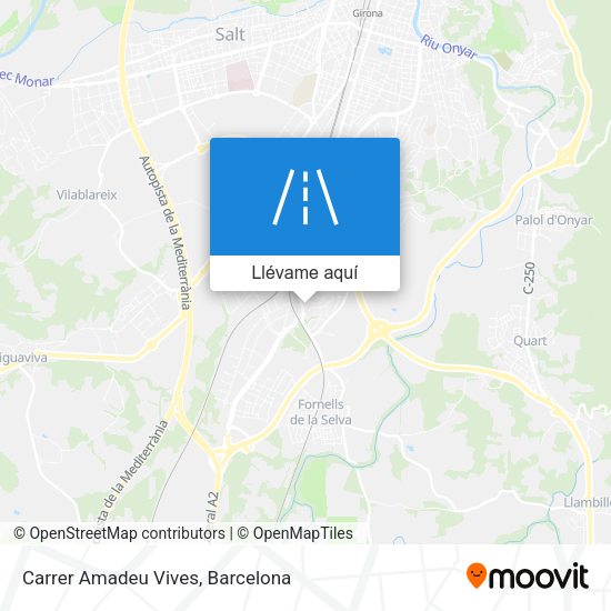 Mapa Carrer Amadeu Vives
