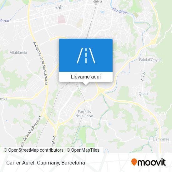 Mapa Carrer Aureli Capmany