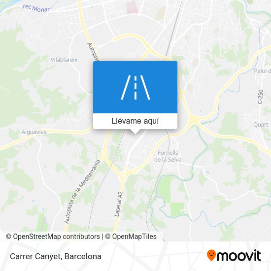 Mapa Carrer Canyet
