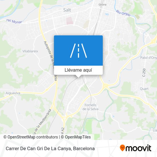 Mapa Carrer De Can Gri De La Canya