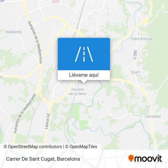 Mapa Carrer De Sant Cugat