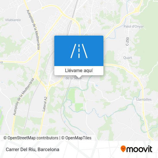 Mapa Carrer Del Riu