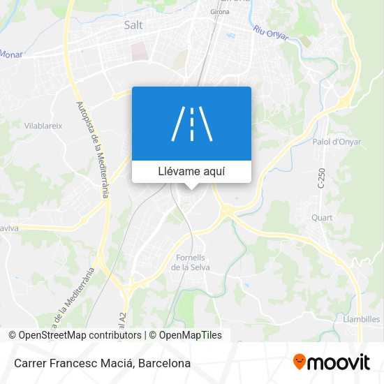 Mapa Carrer Francesc Maciá
